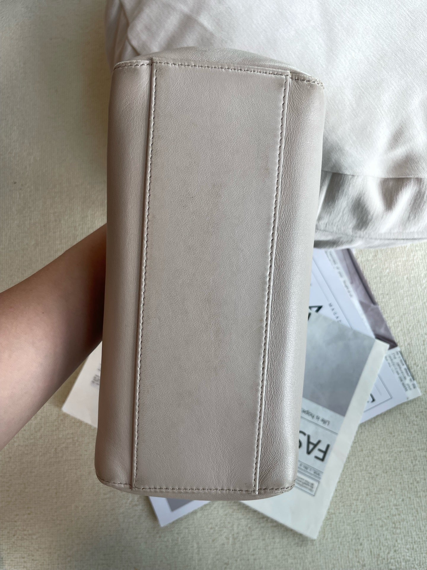 Fendi - Peekaboo - Leather - Beige - (small)