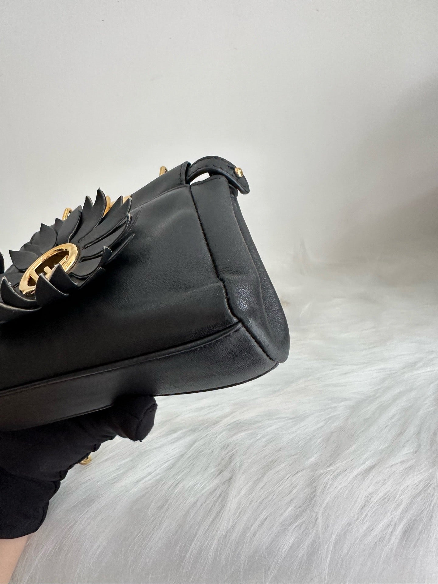 Fendi - Peekaboo - Leather - Black - (mini)