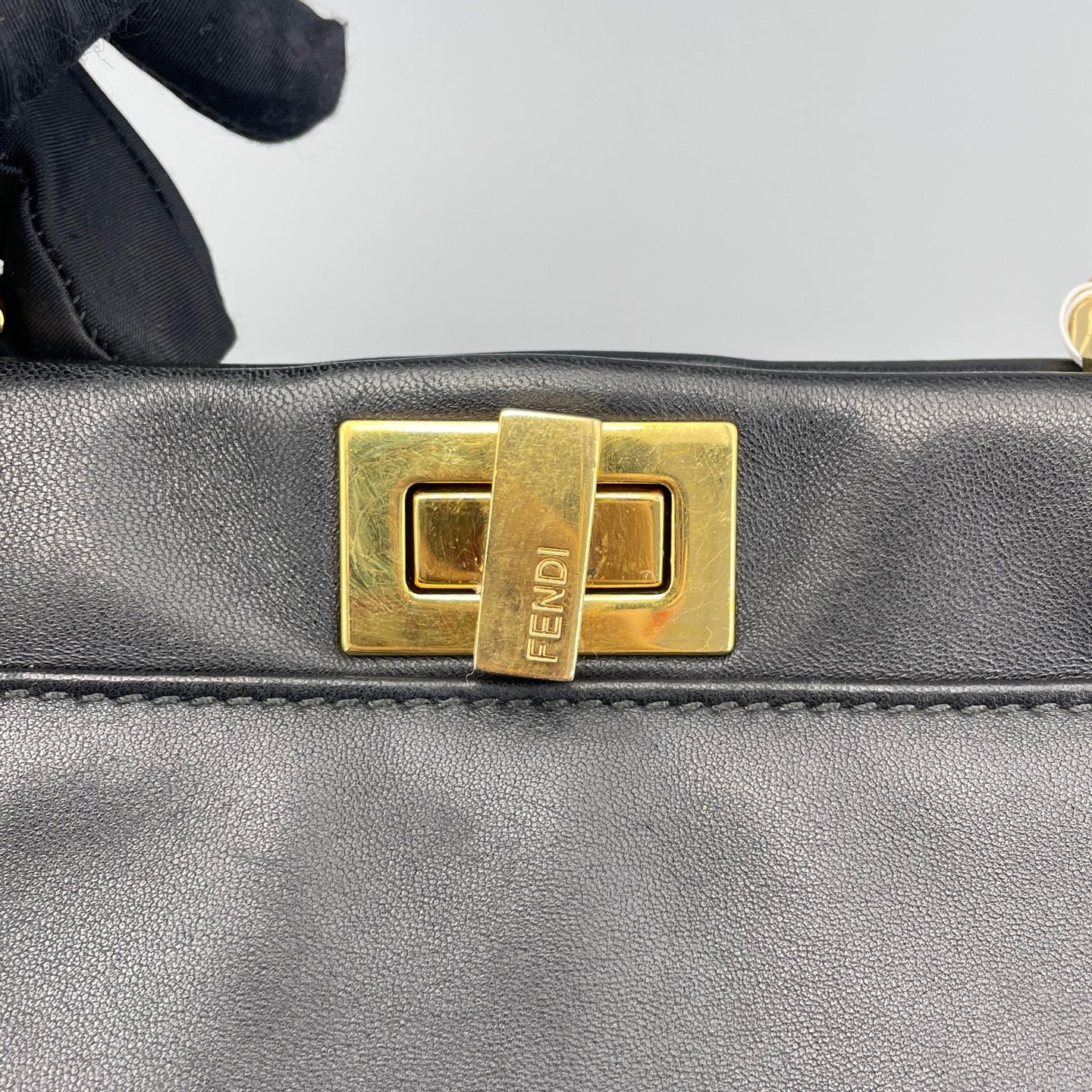Fendi - Peekaboo - Leather - Black - (small)