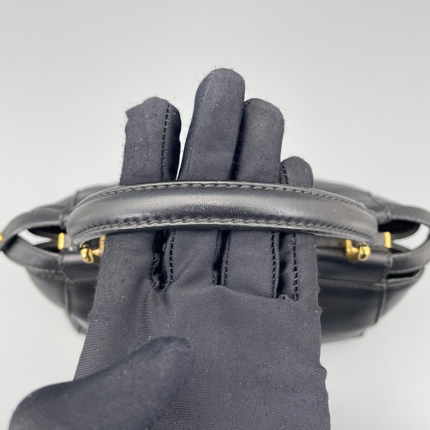 Fendi - Peekaboo - Leather - Black - (Small)