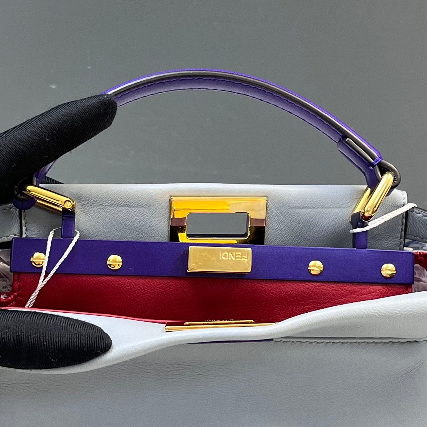 Fendi - Peekaboo - Leather - Blue - (small)
