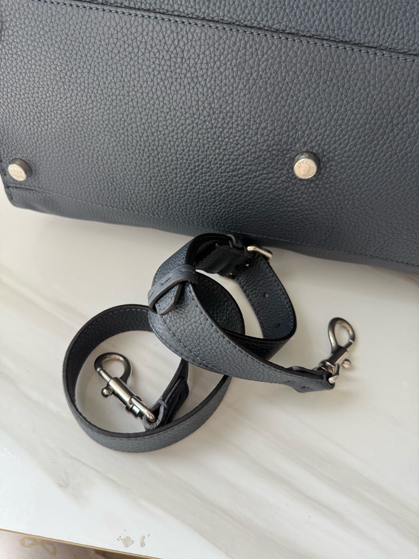 Fendi - Peekaboo Monster - Leather - Blue - (Medium)
