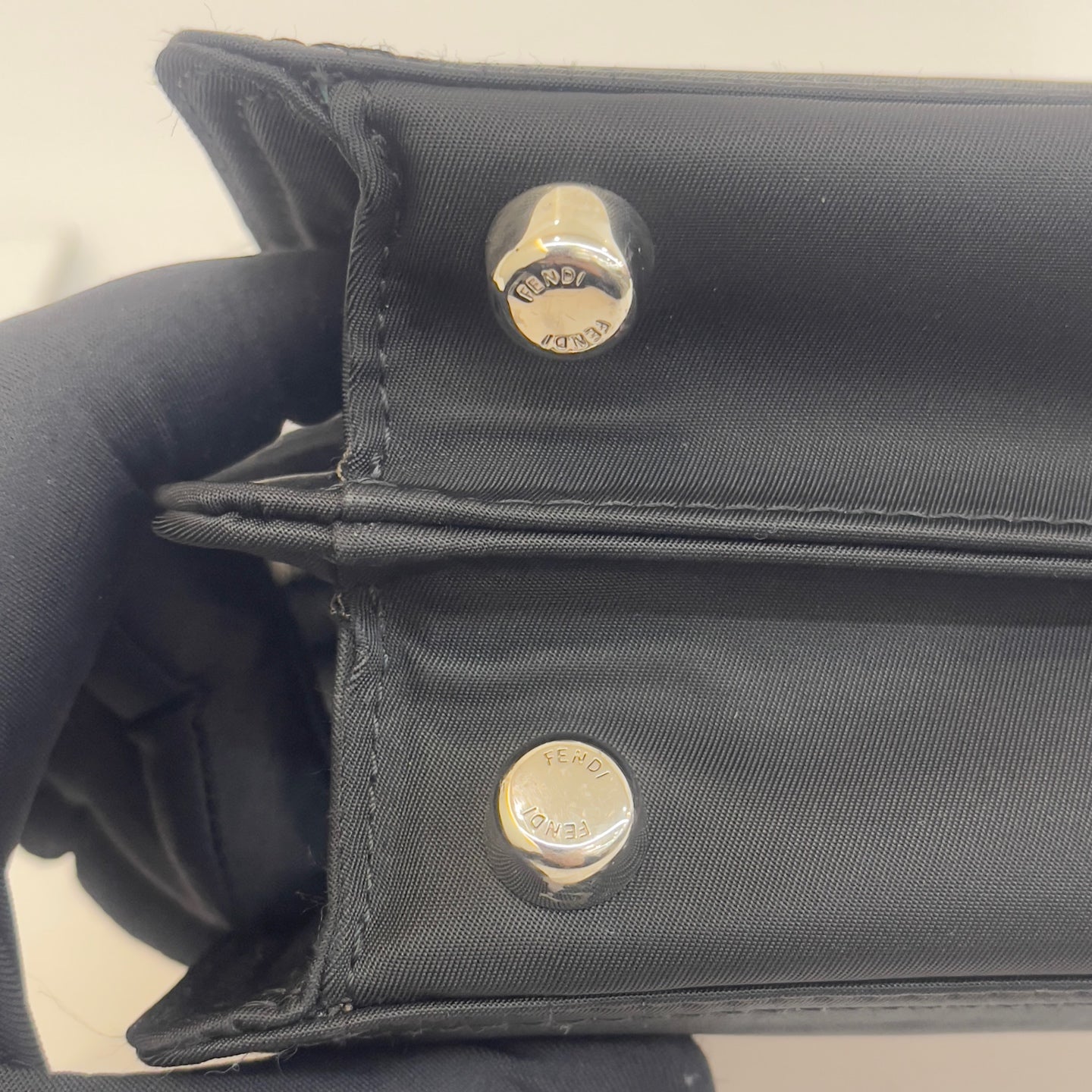 Fendi - Peekaboo - Polyamide - Black - (mini)