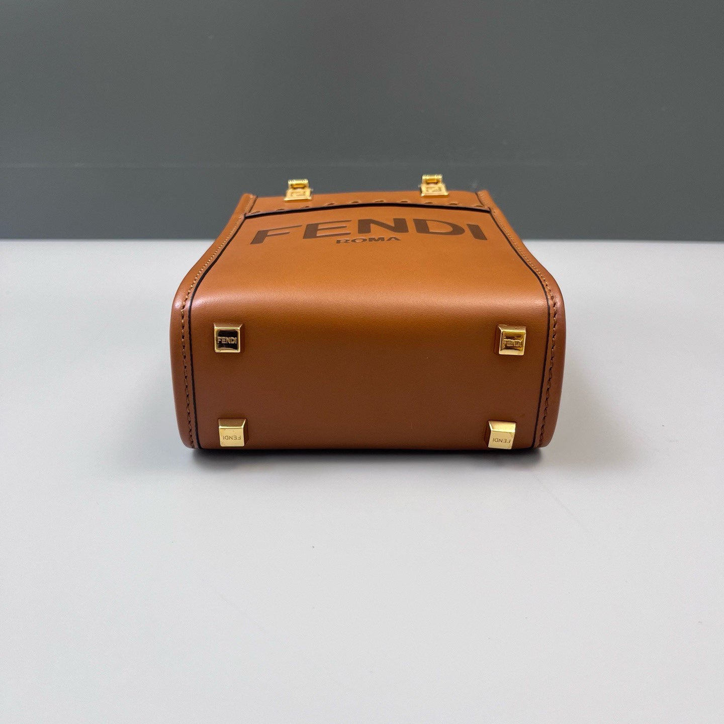 Fendi - Sunshine Shopper Nano - Leather - Brown - (Mini)