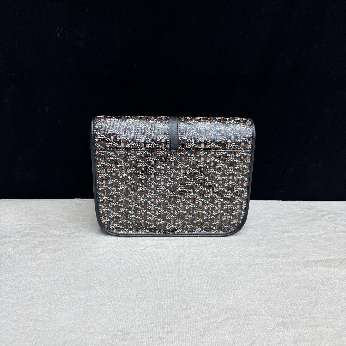 Goyard - Belvedere - Goyardine canvas with leather trim - Black - (medium)