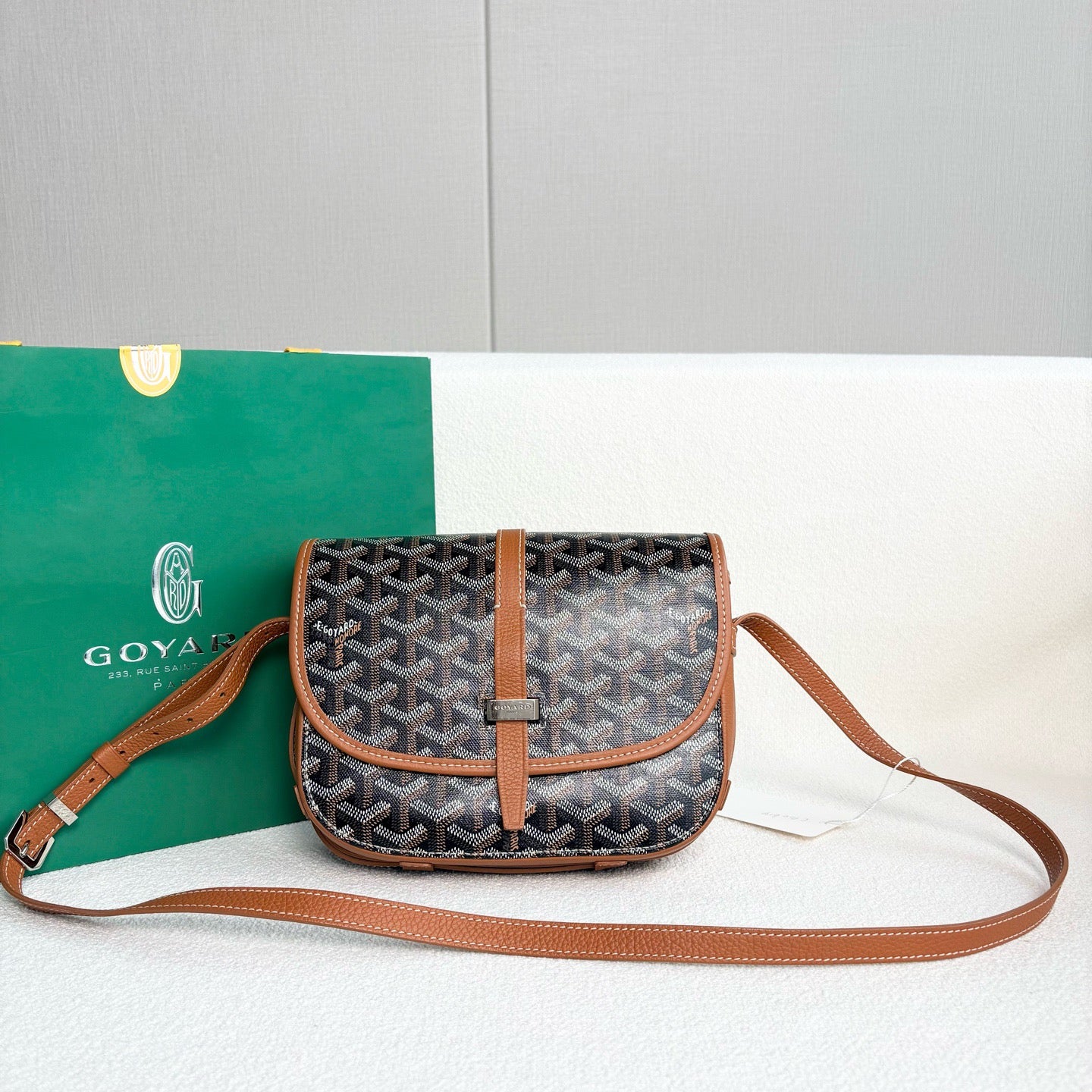 Goyard - Belvédère - Leather - Brown - (small)
