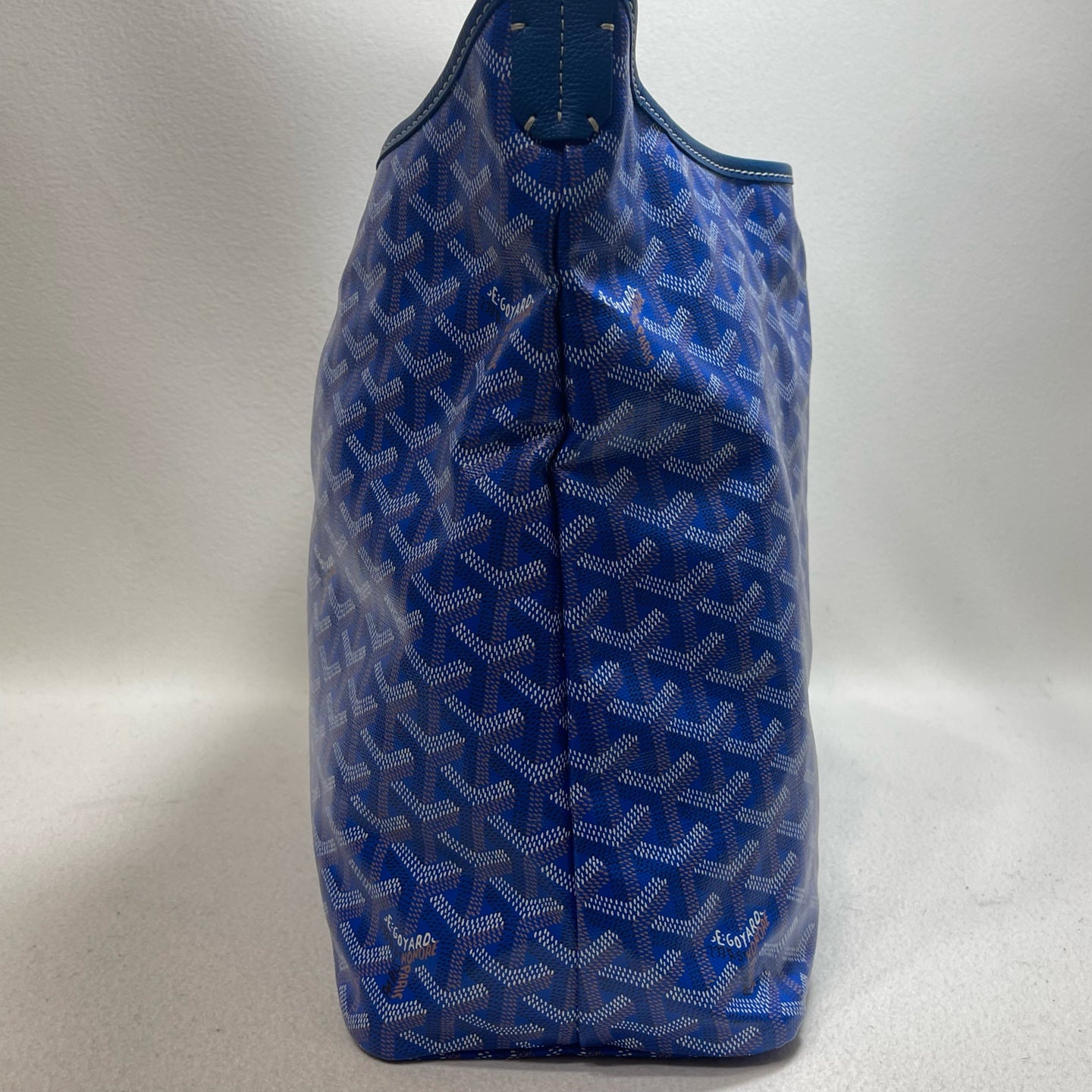 Goyard - Hobo - Goyardine canvas with leather trim - Blue - (medium)