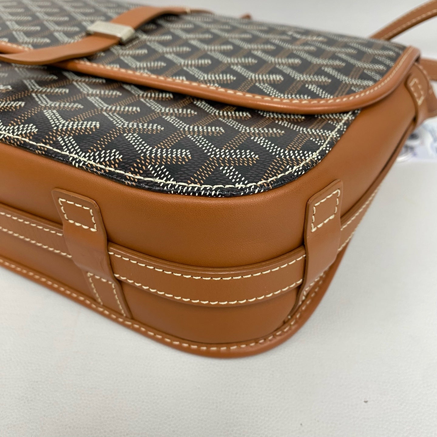 Goyard - Messenger Bag - Goyardine canvas with leather trim - Brown - (Medium)