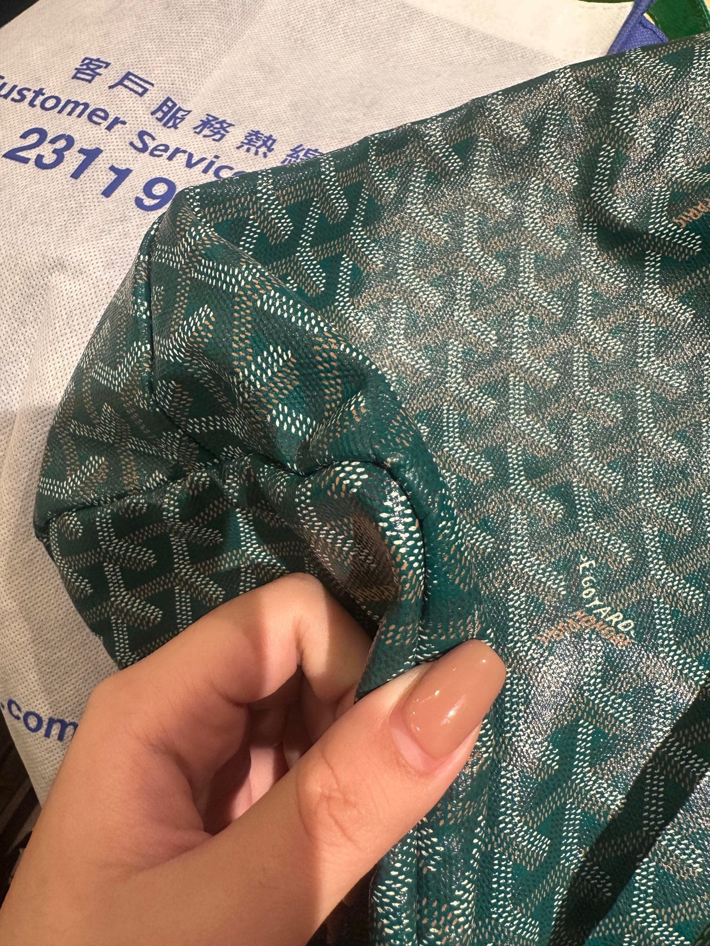 Goyard - Saint Louis - Cloth - Green - (medium)