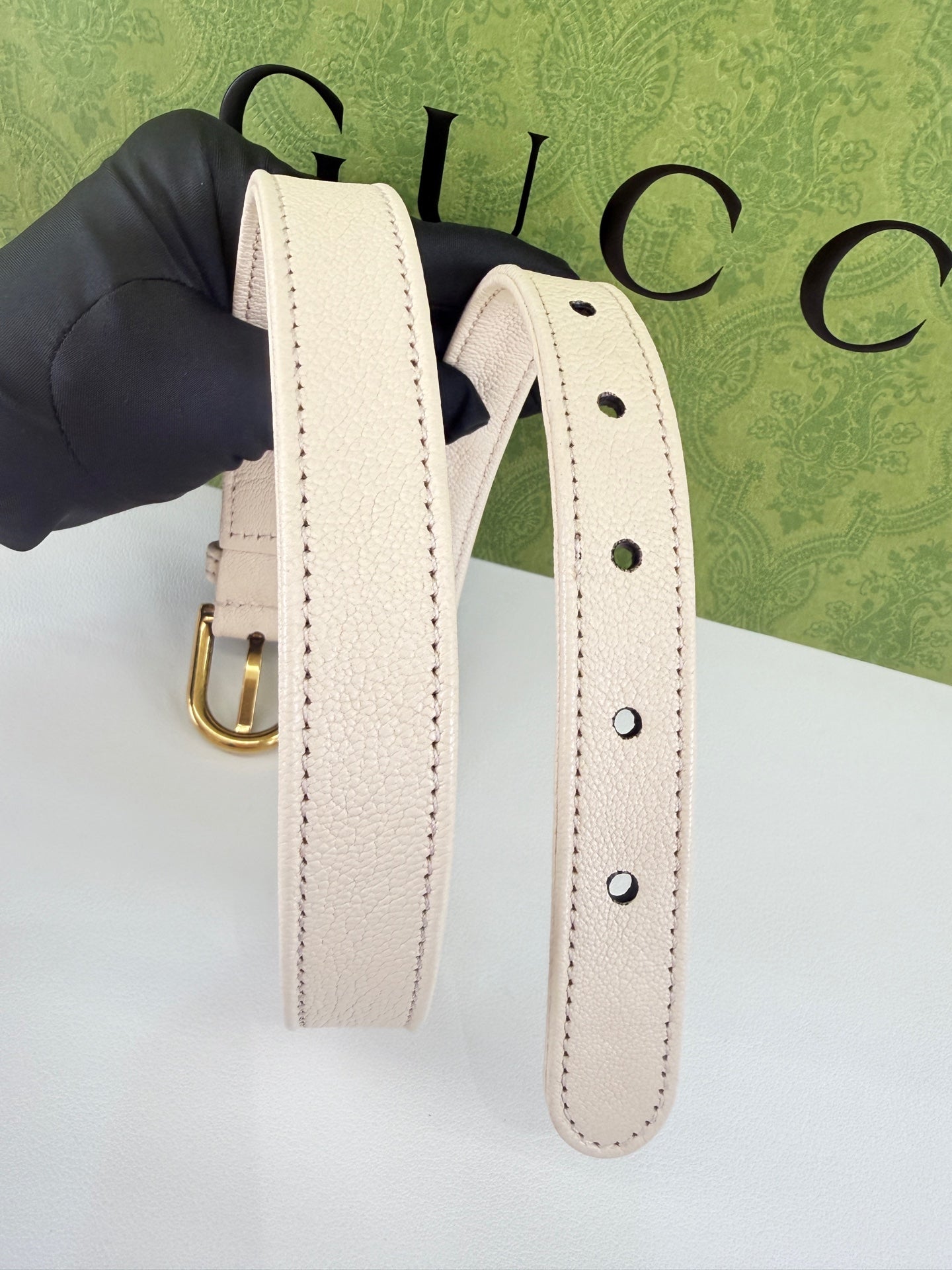 Gucci - Aphrodite - Leather - White - (small)