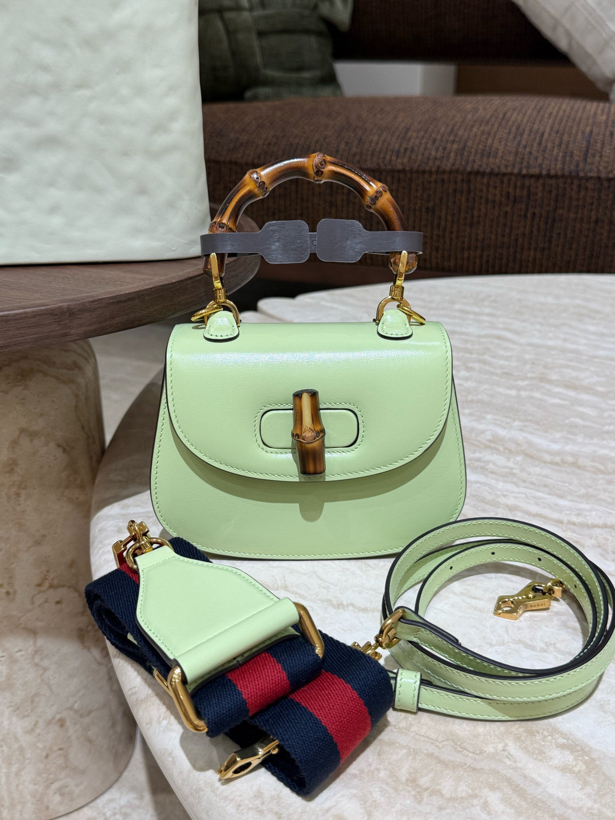 Gucci - Bamboo 1947 - Leather - Green