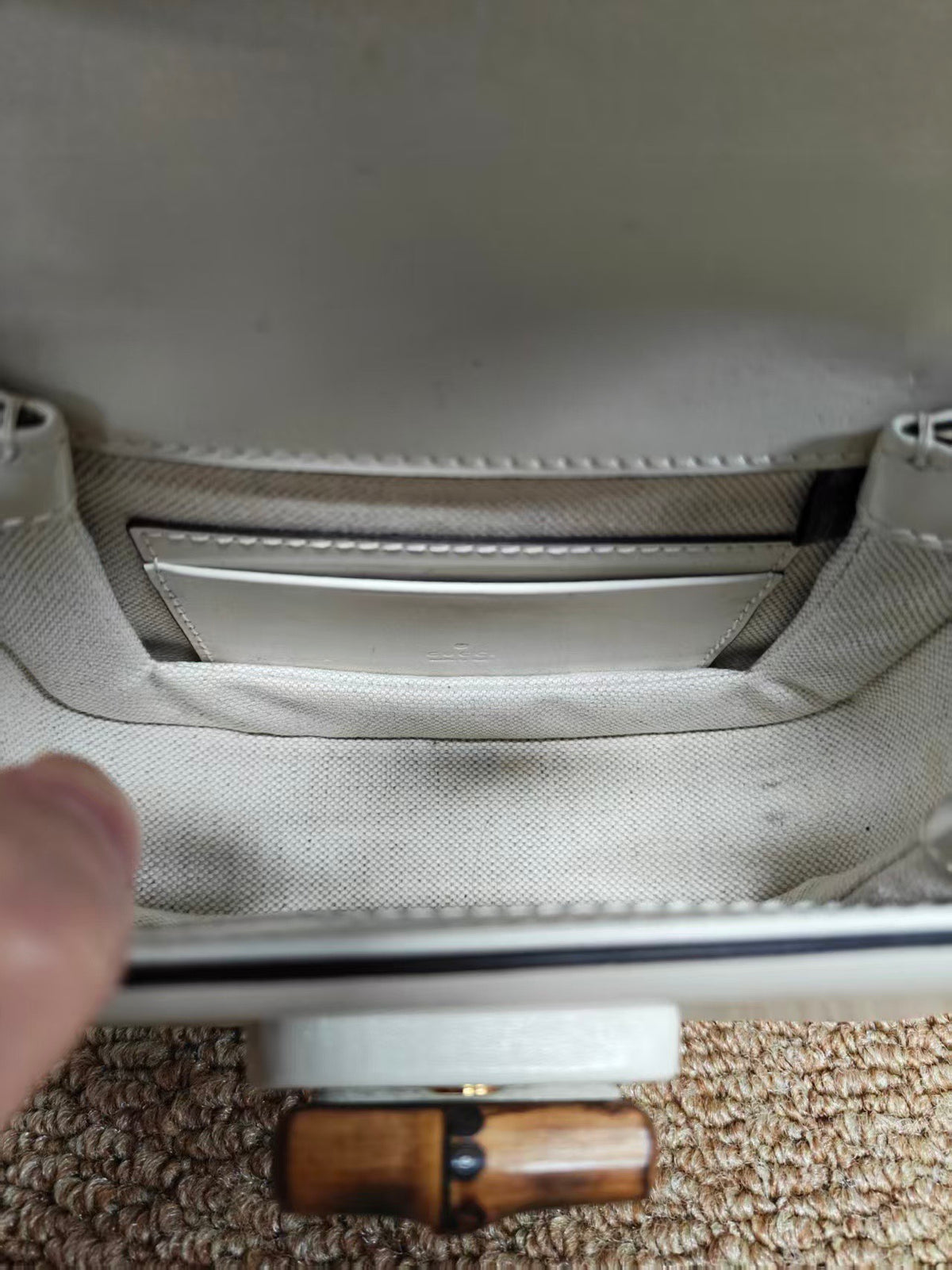 Gucci - Bamboo 1947 - Leather - White