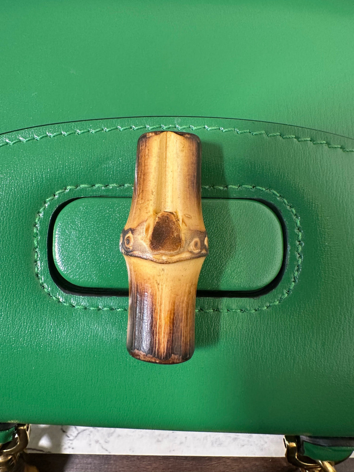 Gucci - Bamboo 1947 Mini - Leather - Green - (mini)