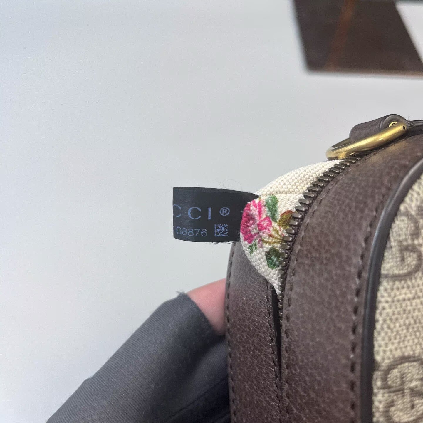 Gucci - Camera Bag - GG Supreme canvas with leather trim - Brown - (Small)