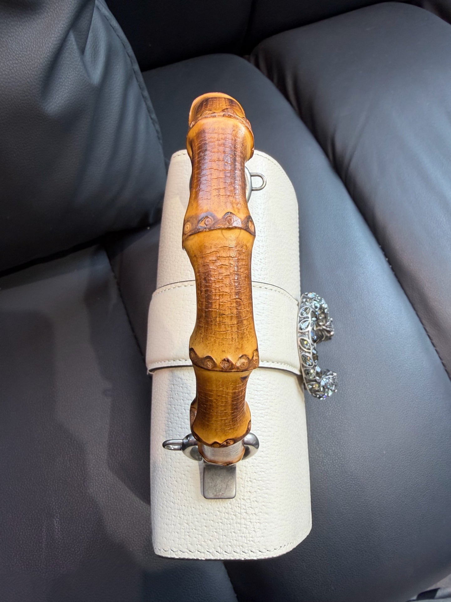 Gucci - Dionysus Bamboo - Leather - White - (Small)