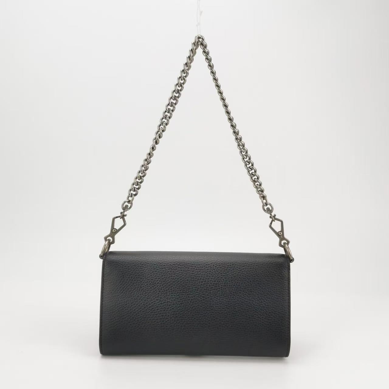 Gucci - Dionysus - Grained leather - Black - (small)