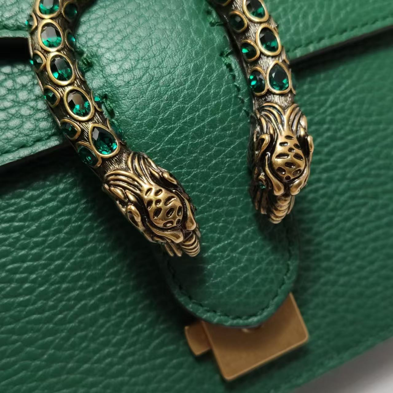 Gucci - Dionysus - Grained leather - Green - (Mini)