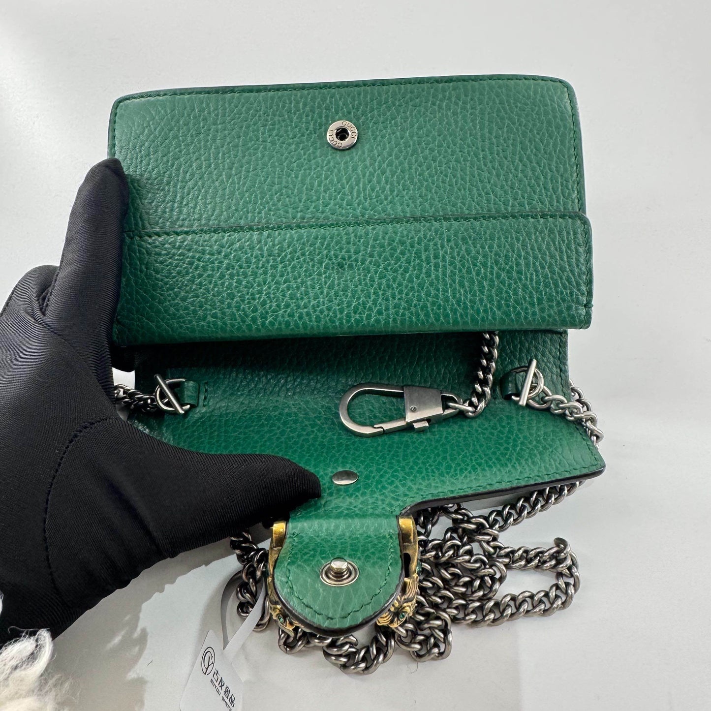 Gucci - Dionysus Mini - Grained leather - Green with Antique Silver-Tone Hardware - (mini)
