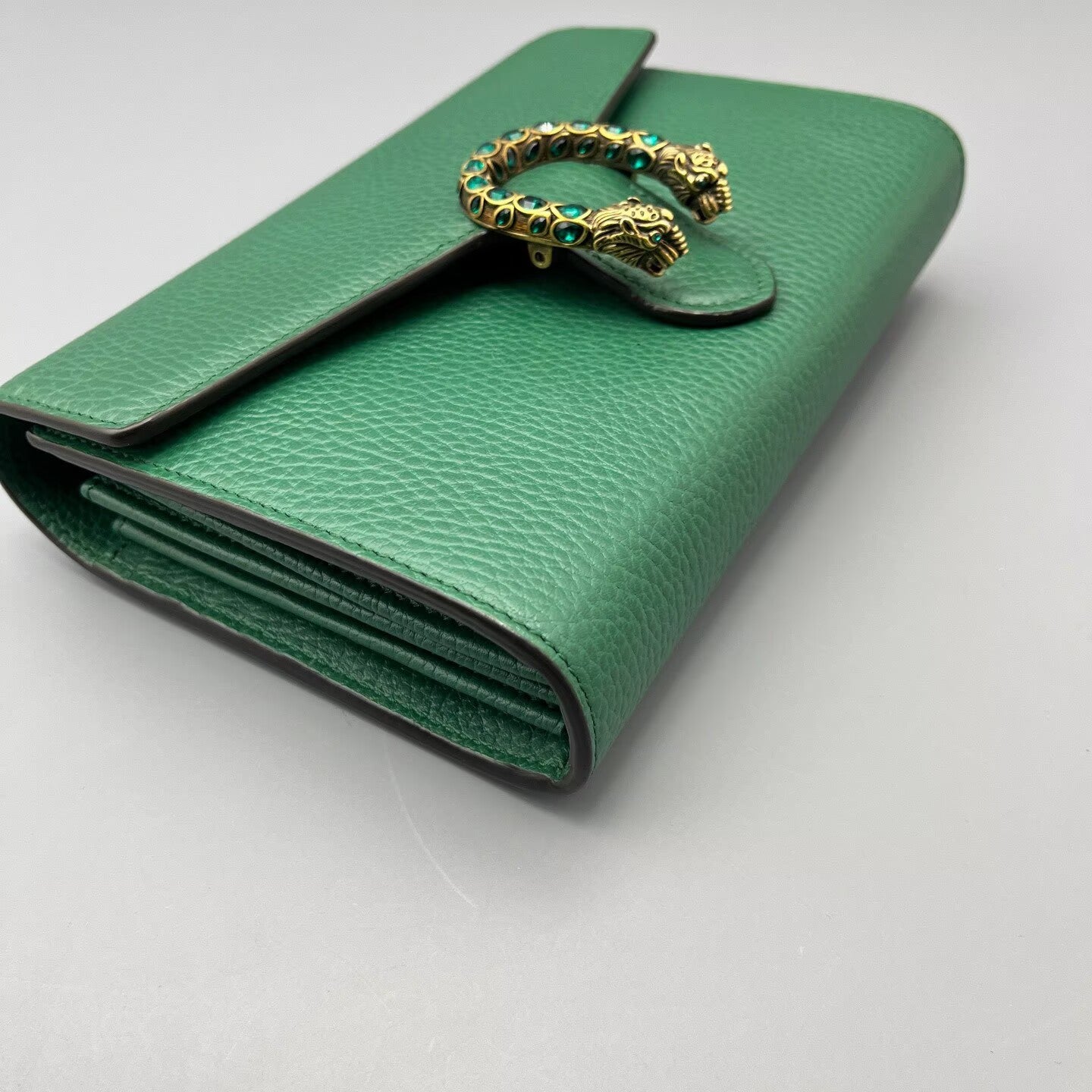 Gucci - Dionysus Wallet on Chain (WOC) - Grained leather - Green - (Small)