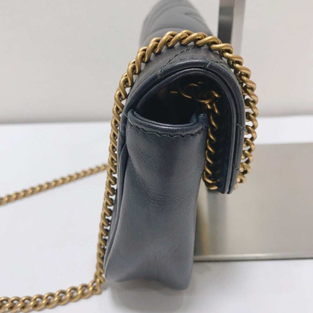 Gucci - GG Marmont - Leather - Black