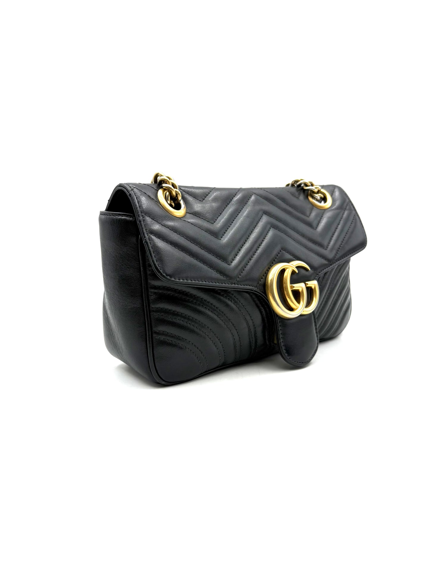 Gucci - GG Marmont - Leather - Black