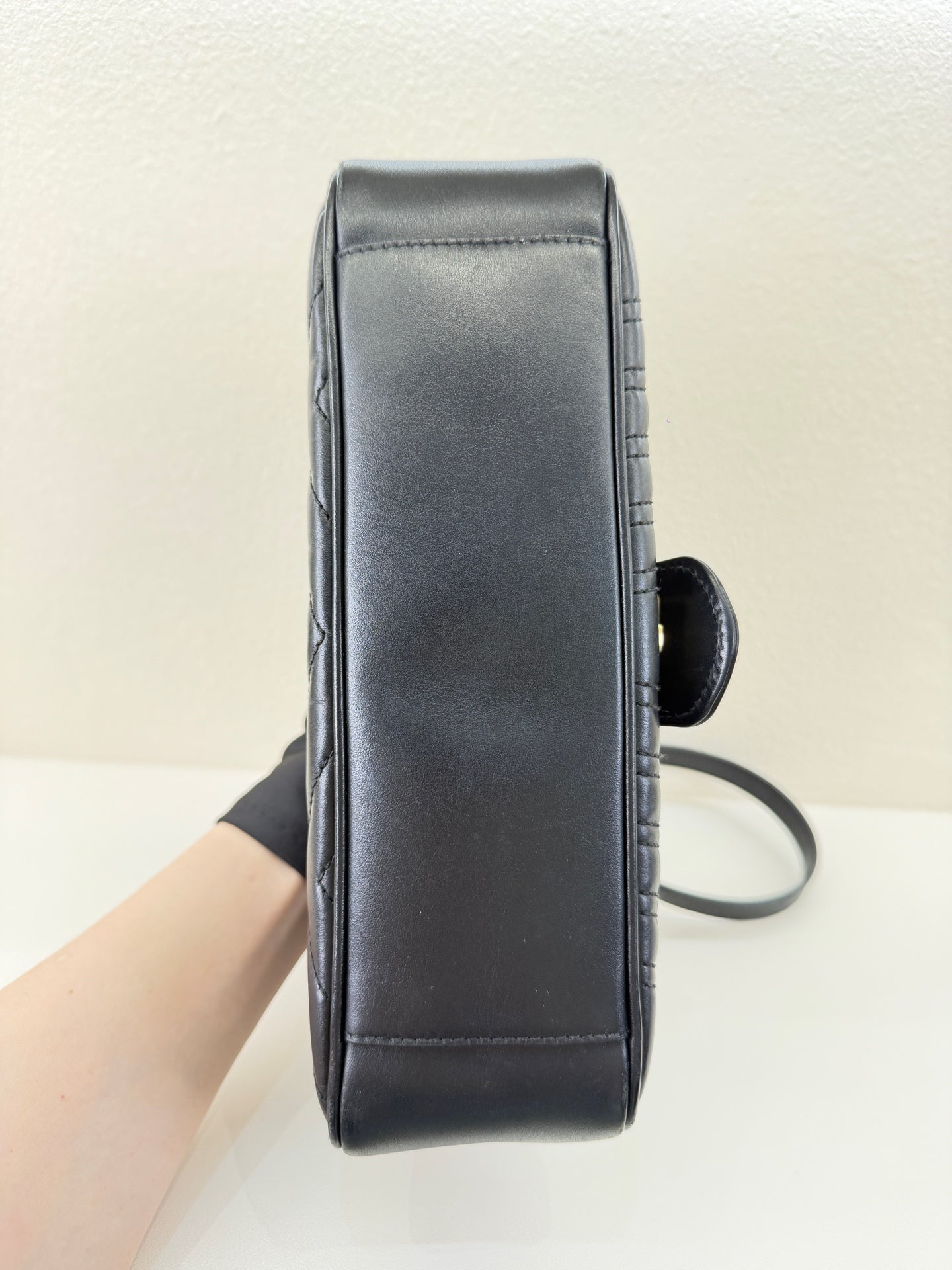 Gucci - GG Marmont - Leather - Black - (medium)