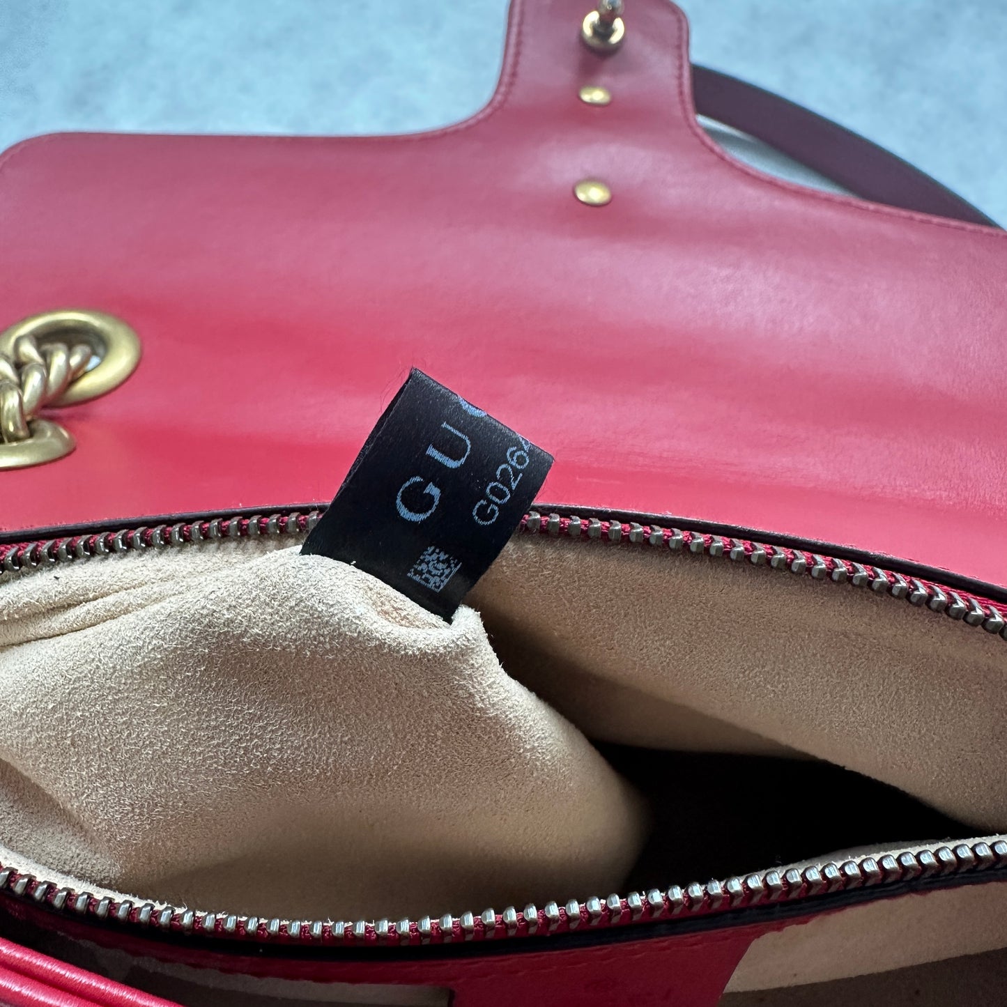 Gucci - GG Marmont - Leather - Red - (small)