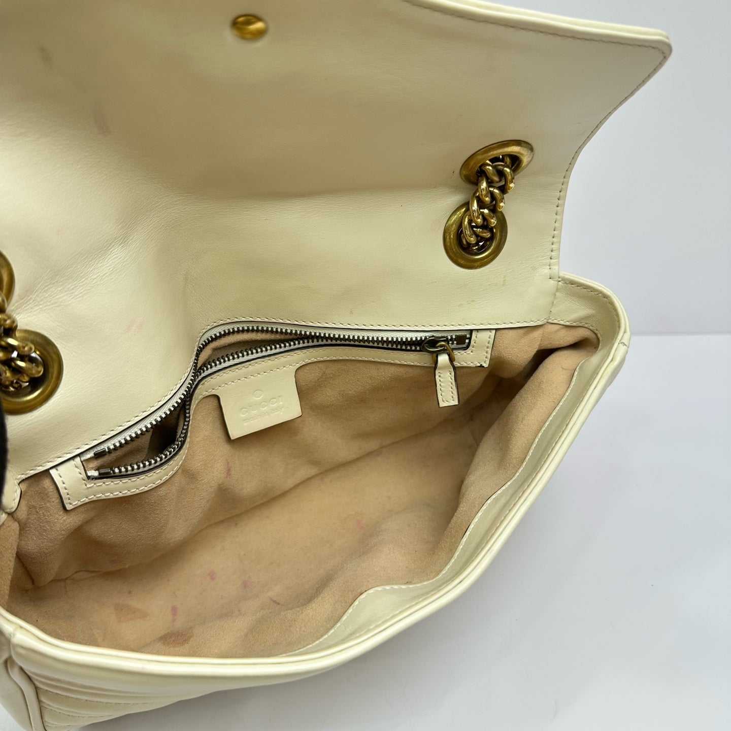 Gucci - GG Marmont - Leather - White - (medium)