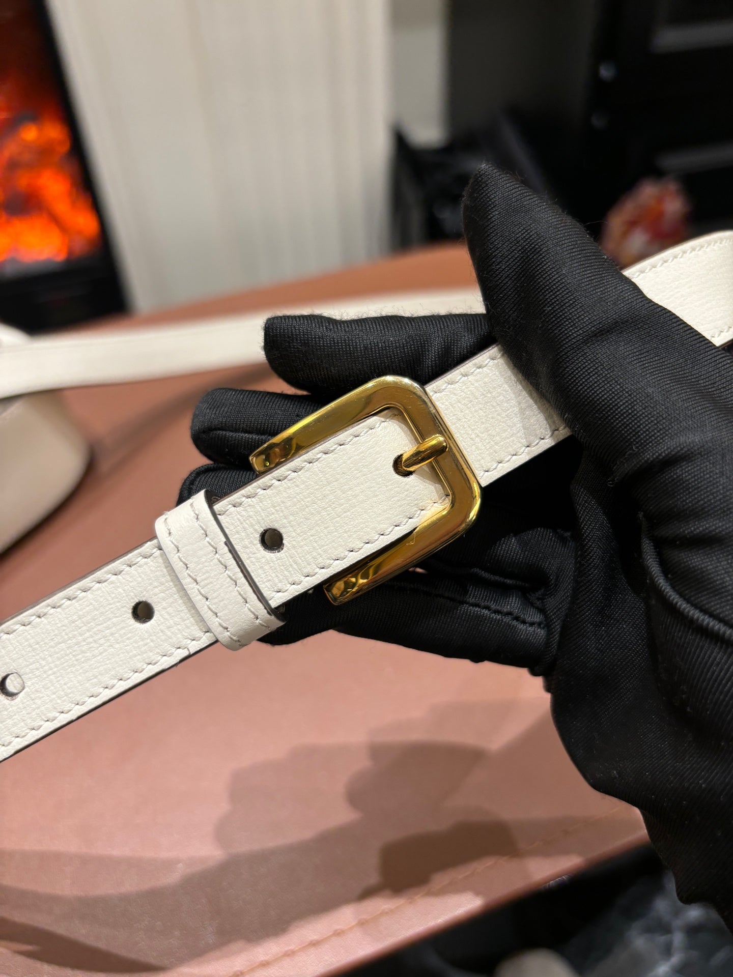 Gucci - Horsebit 1955 - Leather - White - (small)