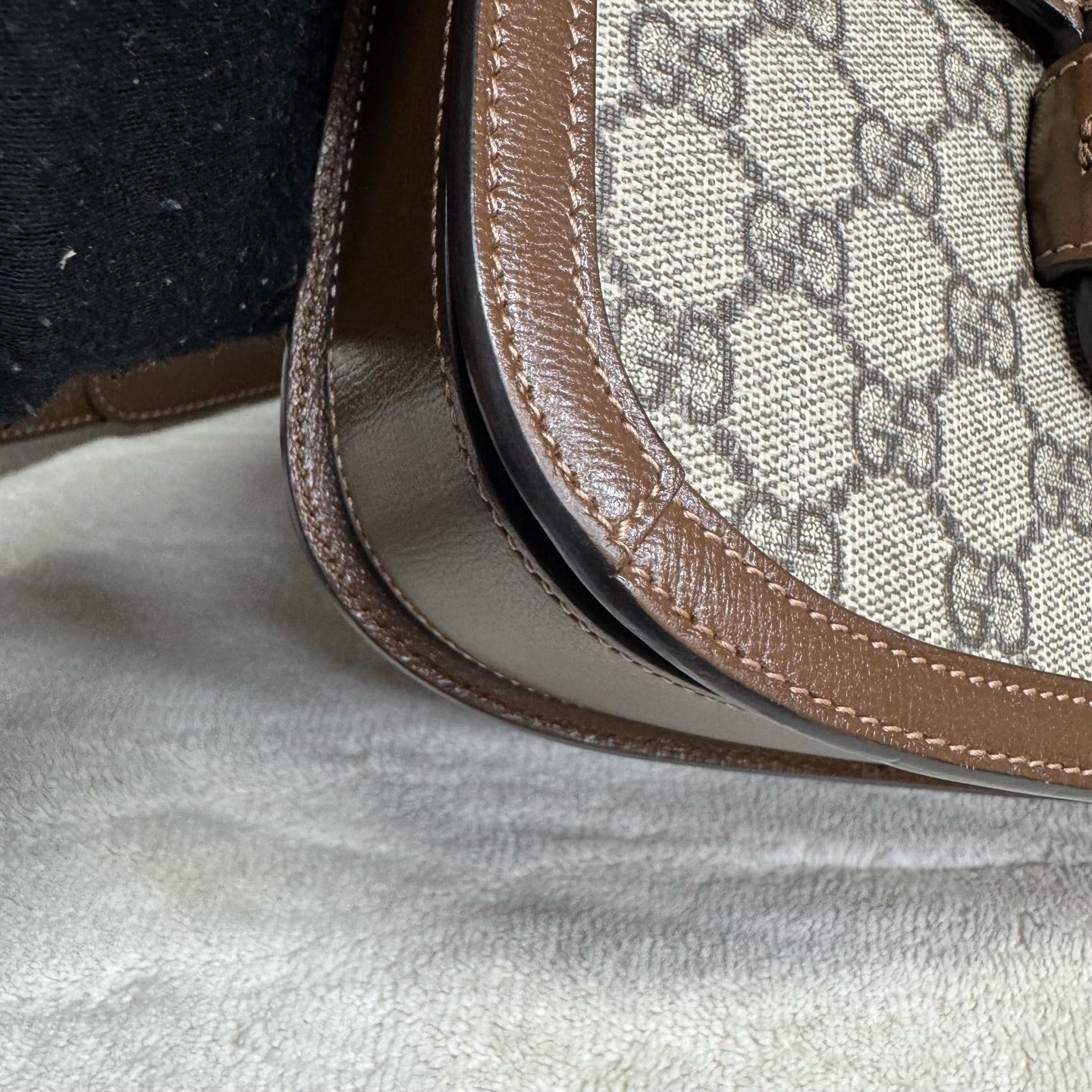 Gucci - Horsebit 1955 - Synthetic - Brown - (small)