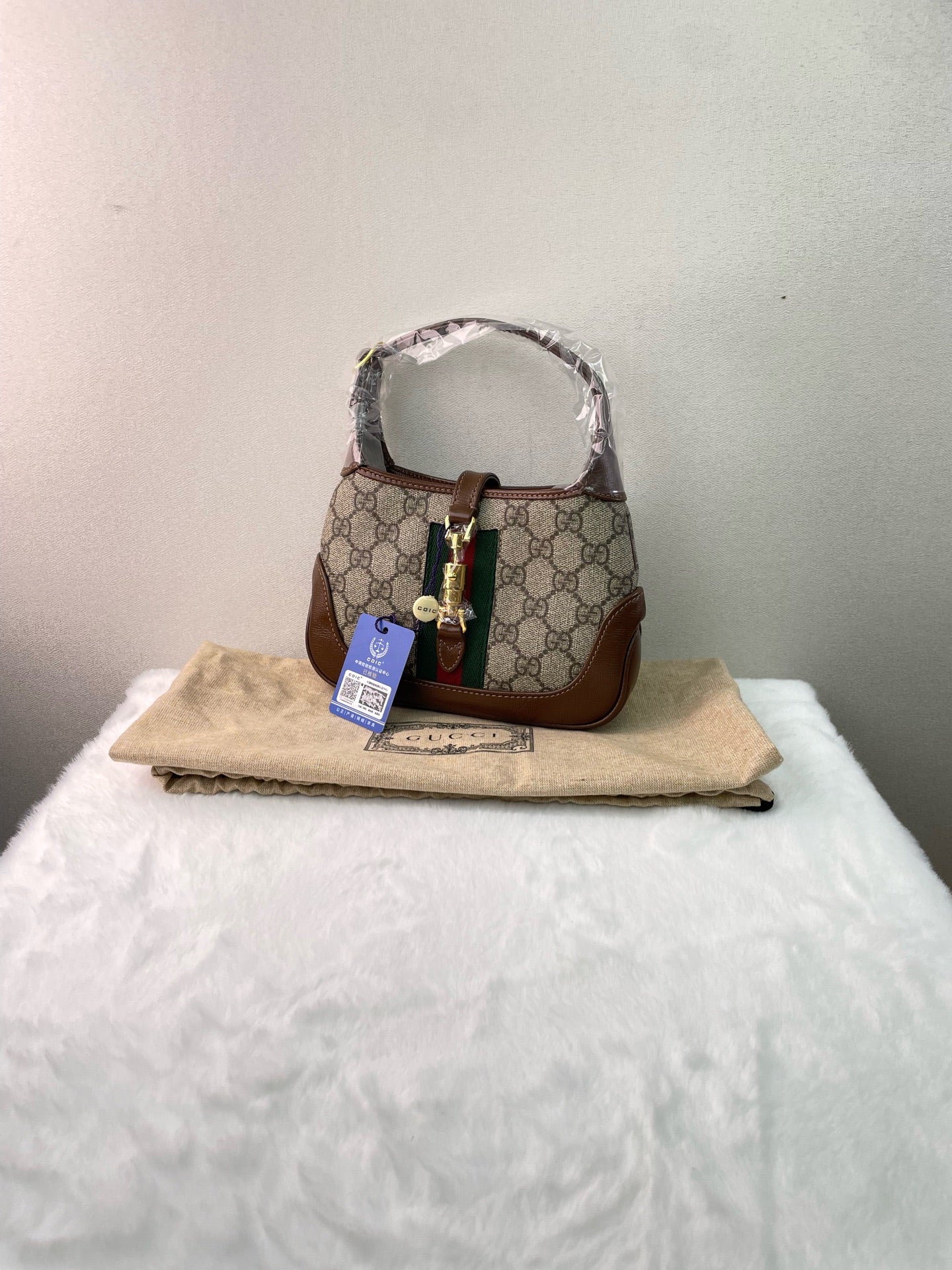 Gucci - Jackie 1961 - Cloth - Beige - (mini)