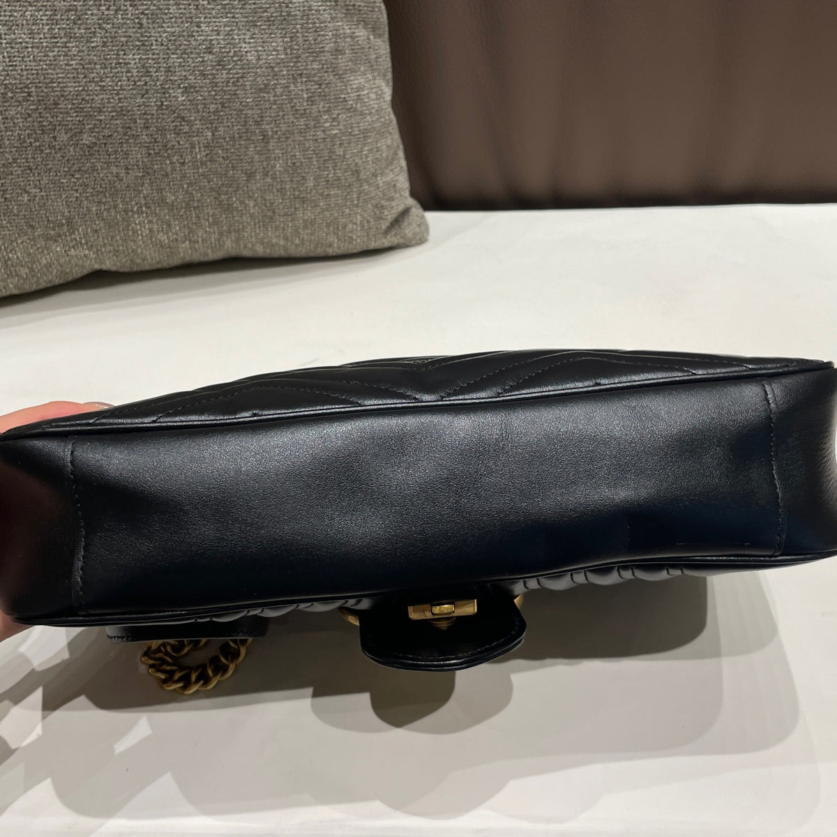 Gucci - Marmont 30 - Leather - Black - (Large)