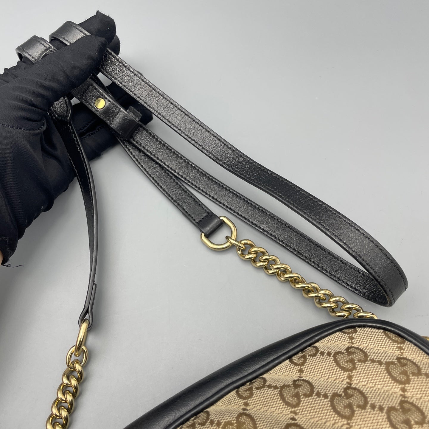 Gucci - Marmont Camera Bag - Cloth - Multicolour - (small)