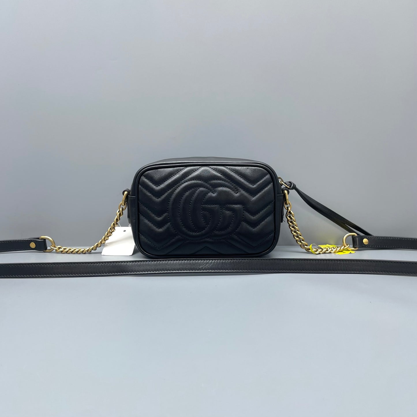Gucci - Marmont Camera Bag - Leather - Black - (Small)