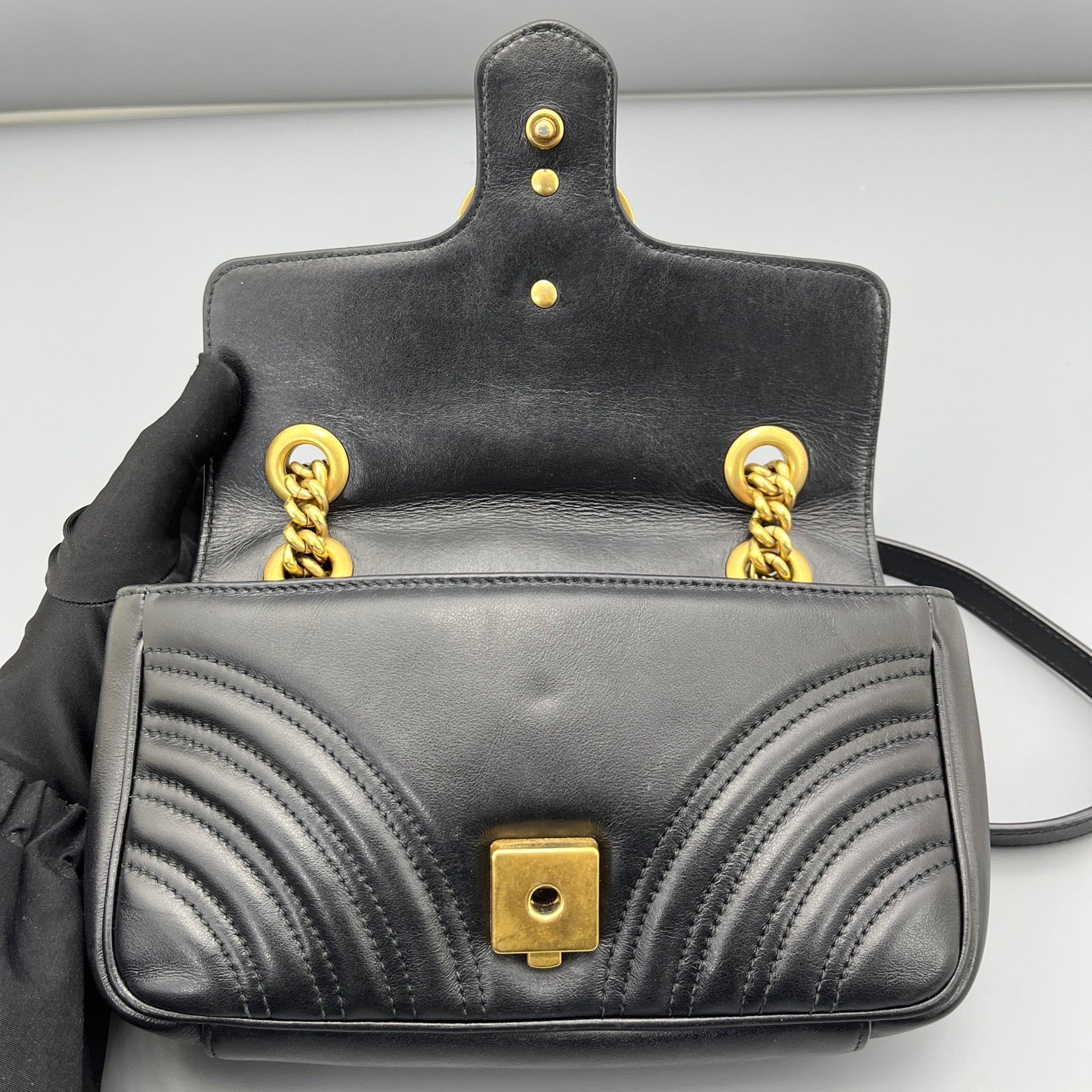 Gucci - Marmont - Leather - Black - (Mini)