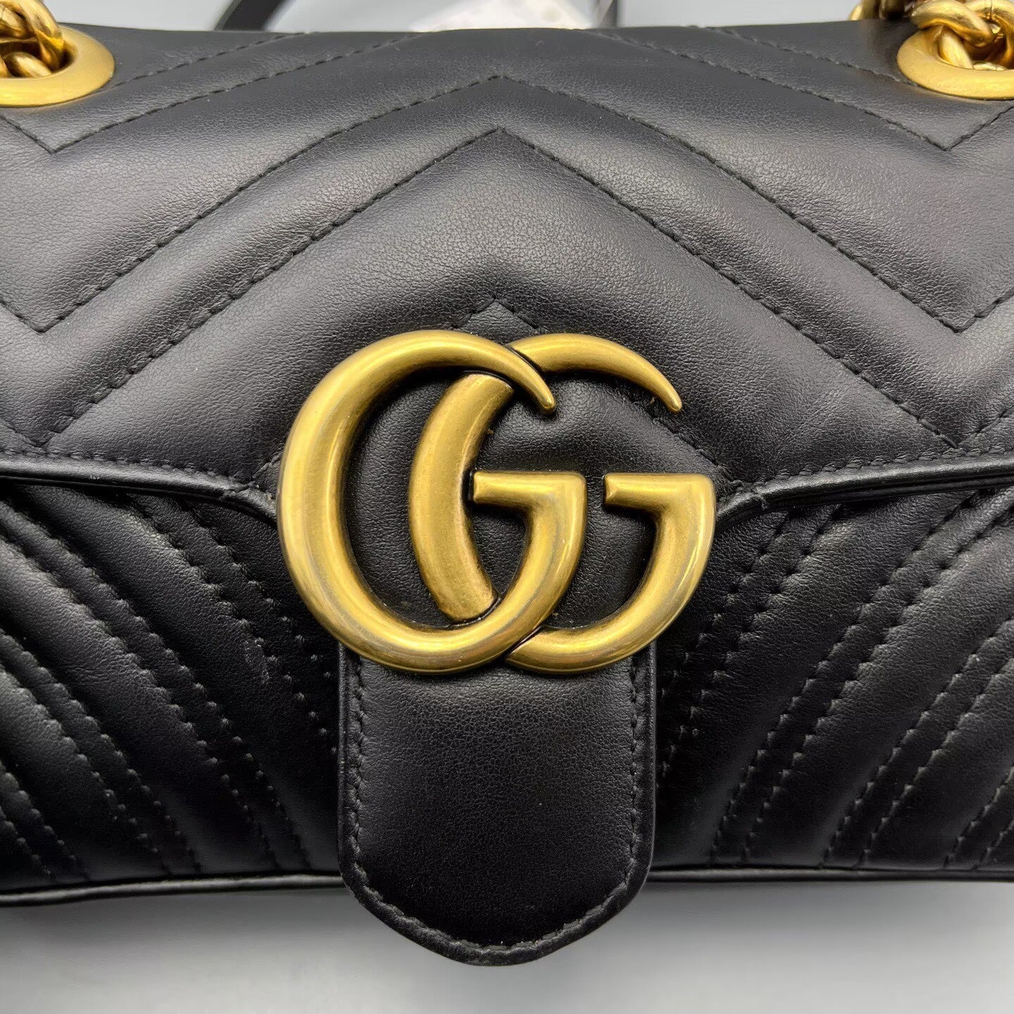 Gucci - Marmont - Leather - Black - (mini)