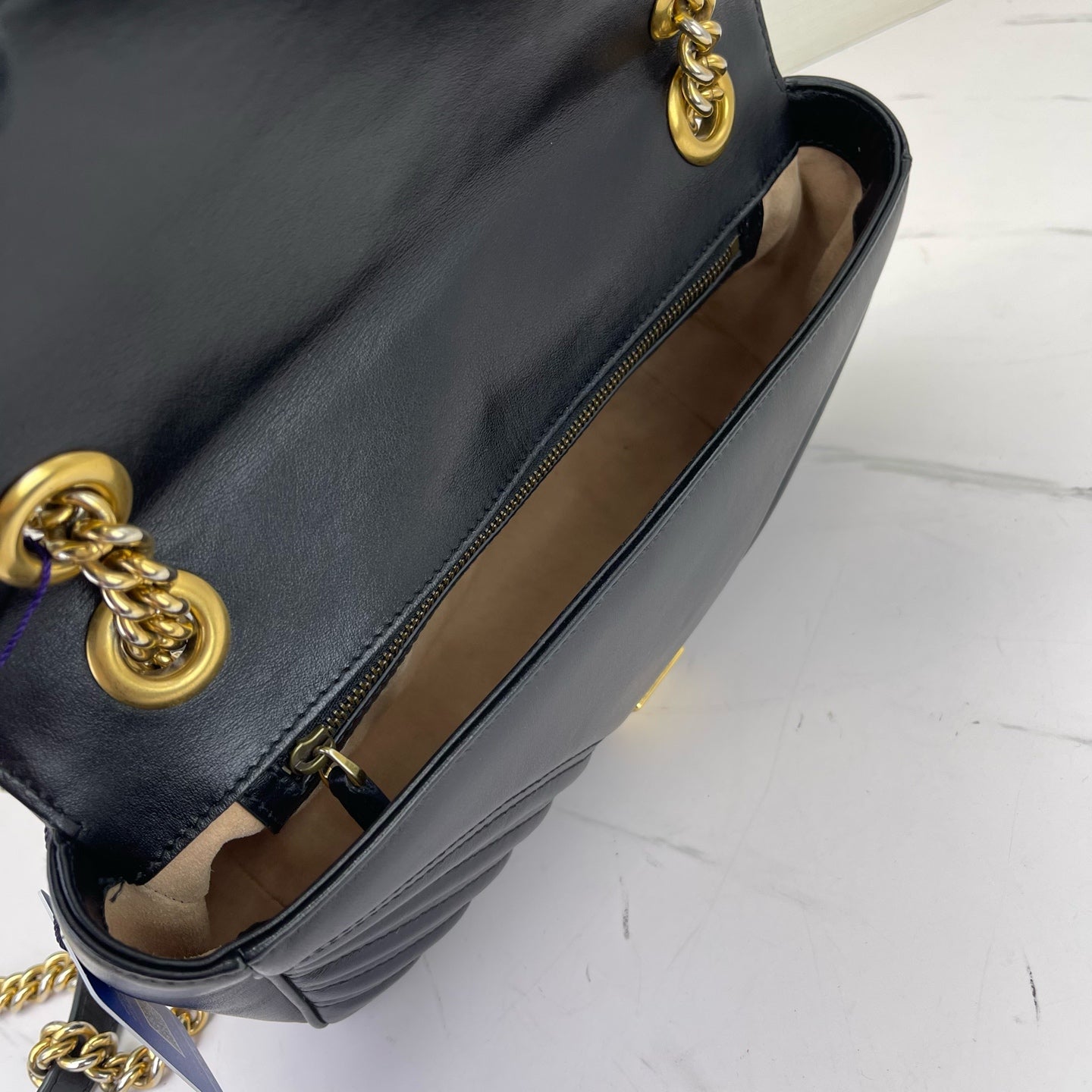 Gucci - Marmont - Leather - Black - (small)