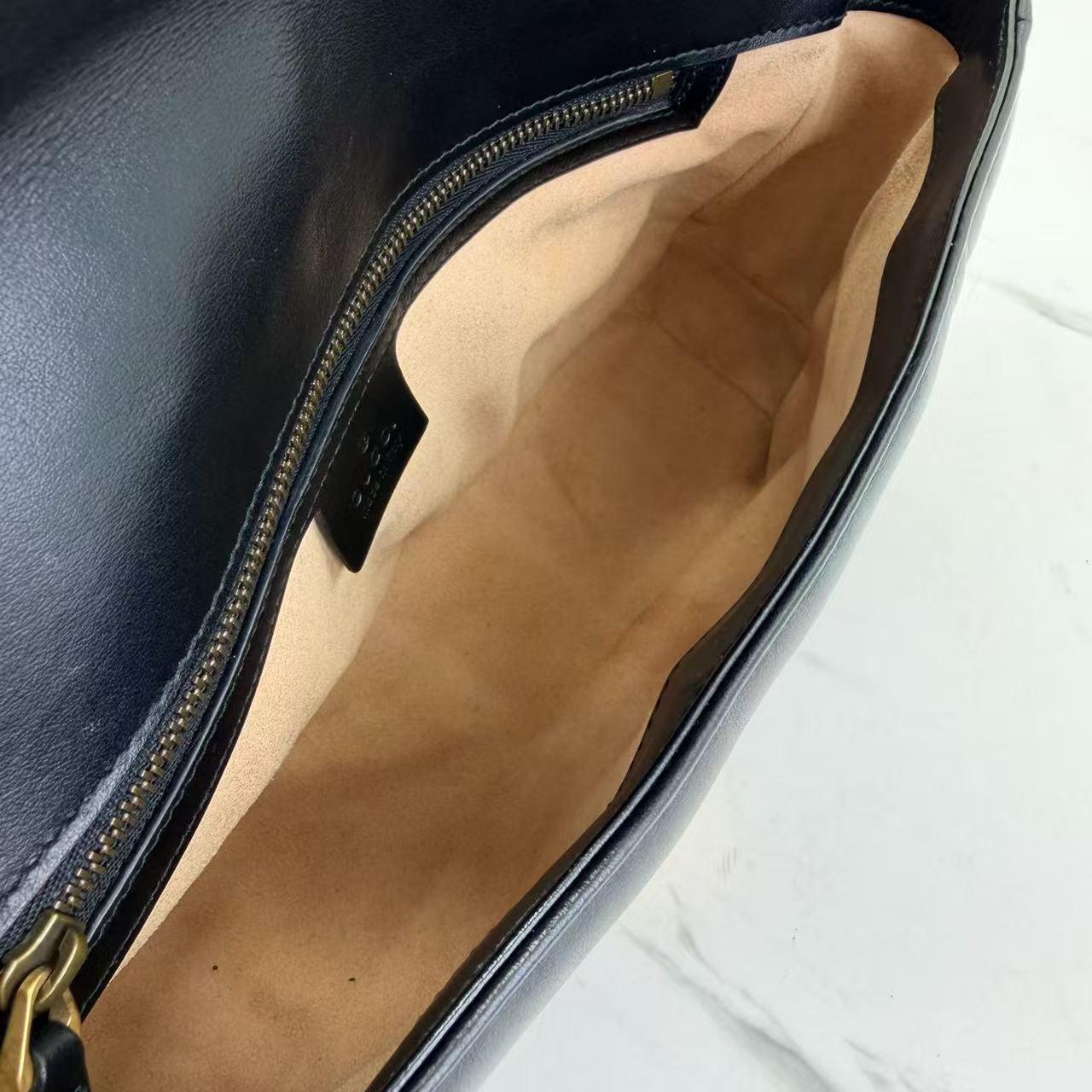 Gucci - Marmont - Leather - Black - (small)