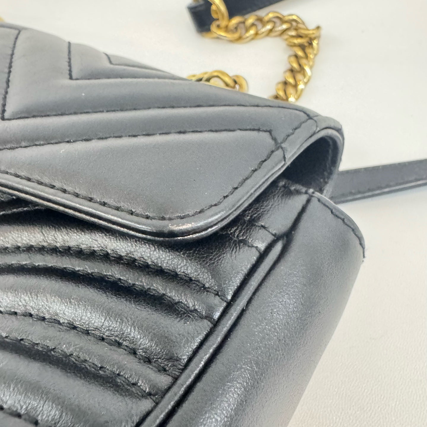 Gucci - Marmont - Leather - Black - (small)
