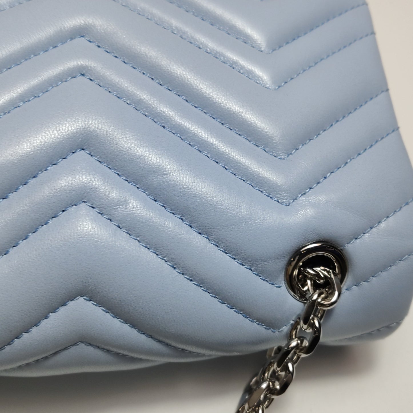 Gucci - Marmont - Leather - Blue - (mini)