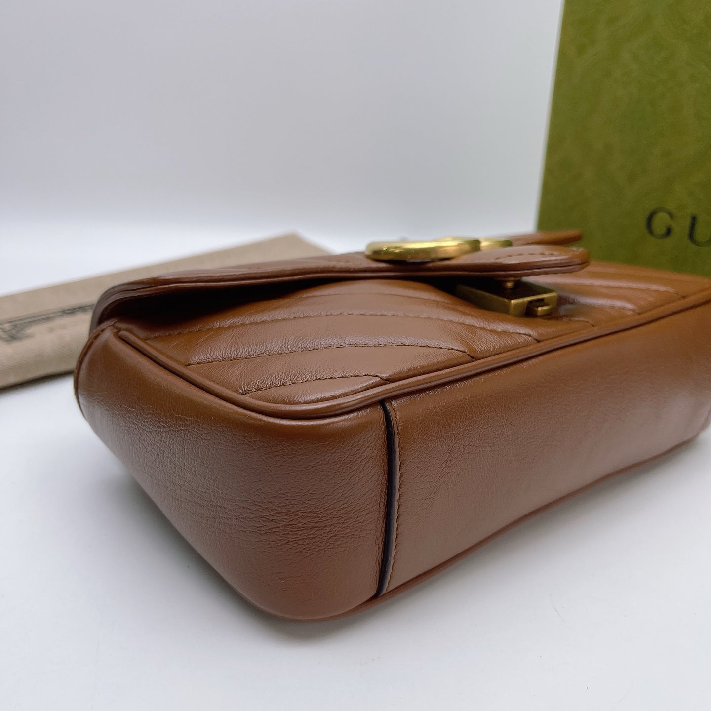 Gucci - Marmont - Leather - Brown - (small)