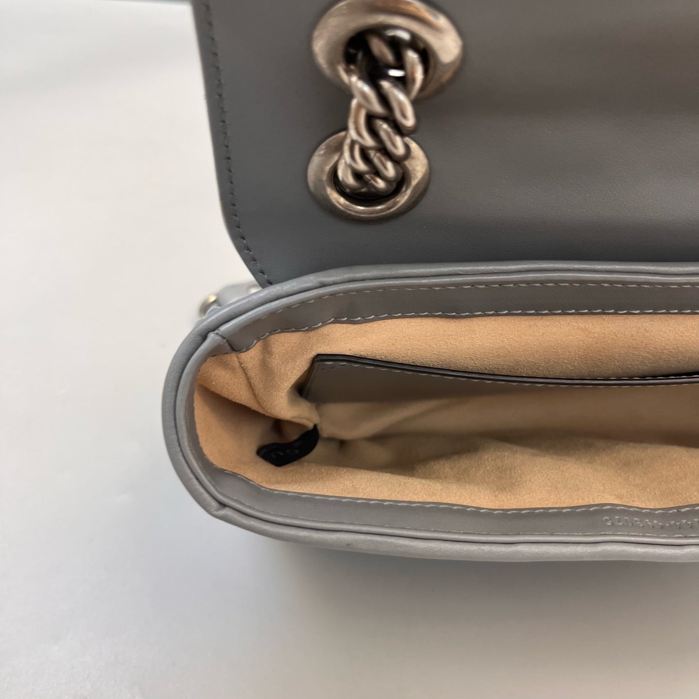 Gucci - Marmont - Leather - Grey - (small)