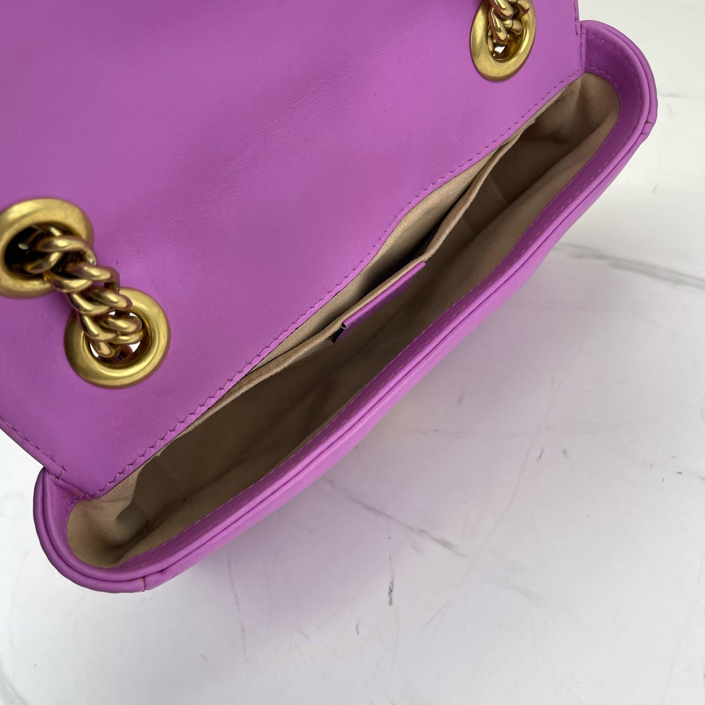 Gucci - Marmont - Leather - Purple - (mini)