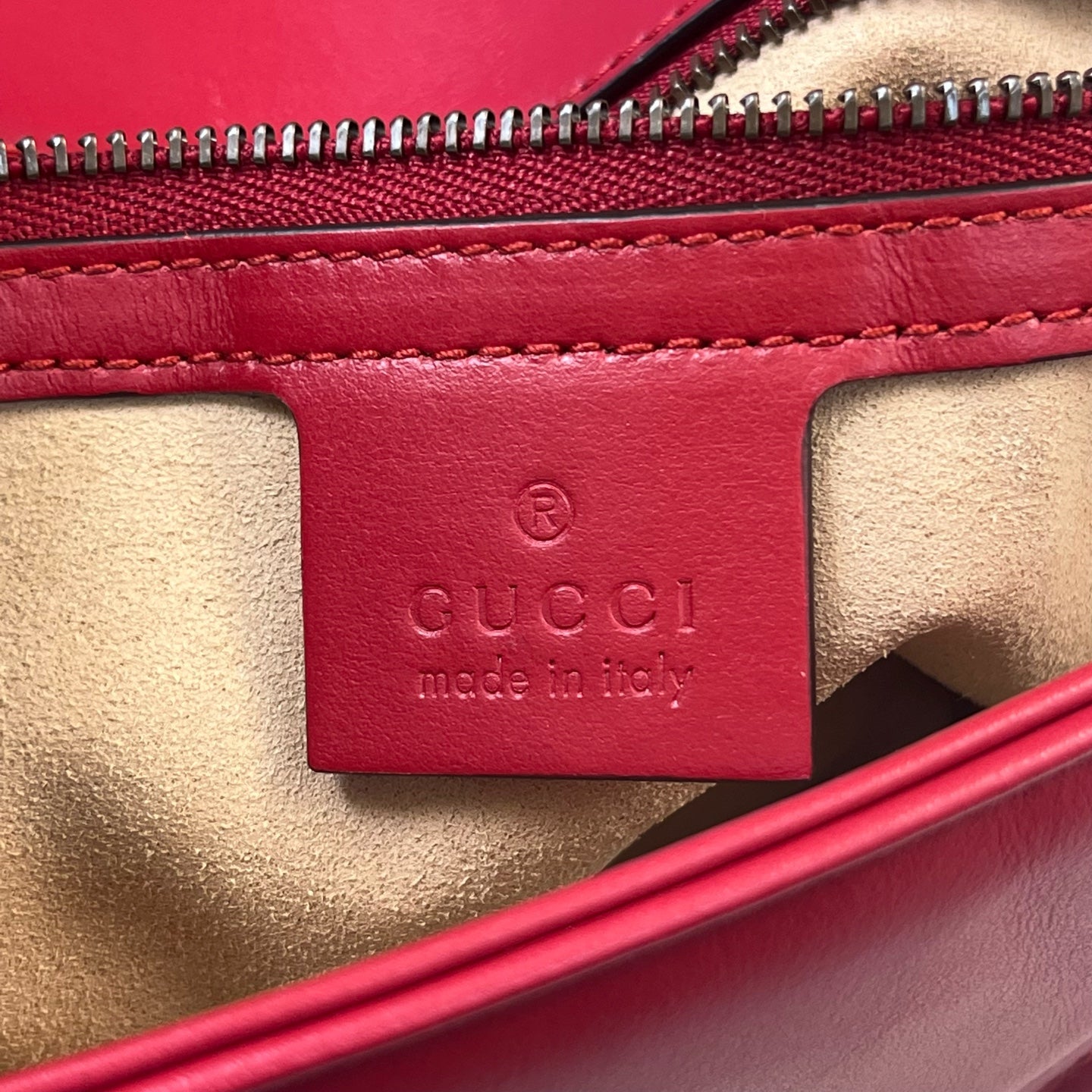 Gucci - Marmont - Leather - Red - (medium)