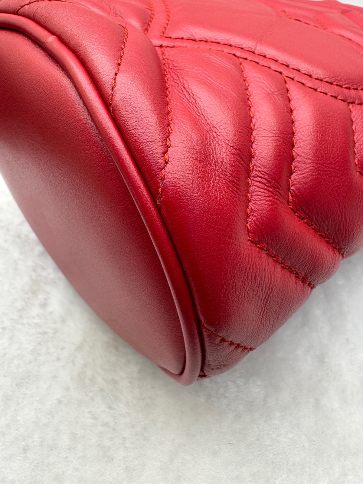 Gucci - Marmont - Leather - Red - (mini)