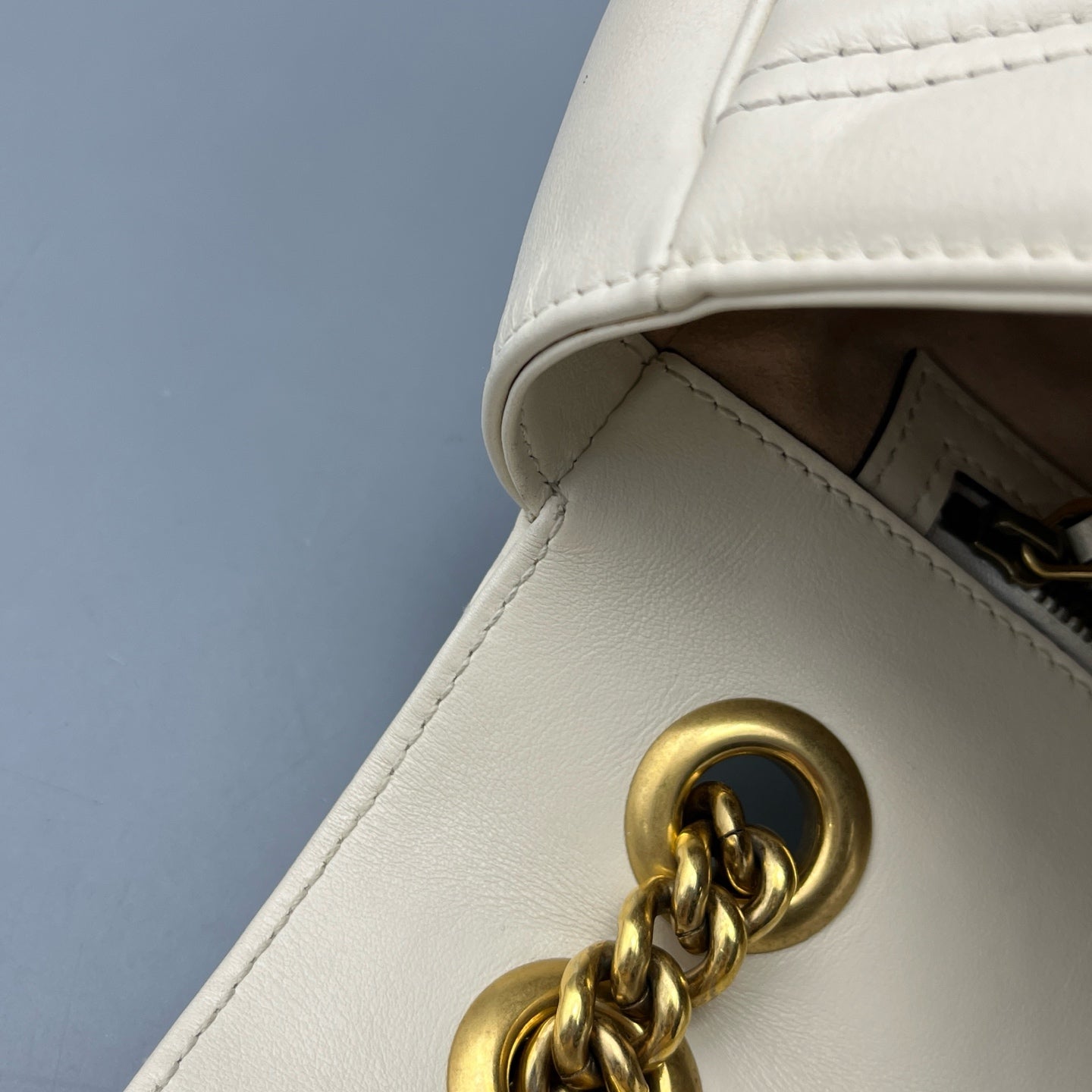 Gucci - Marmont - Leather - White - (medium)