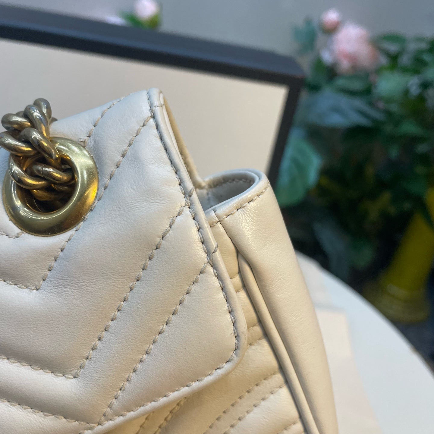 Gucci - Marmont - Leather - White - (mini)