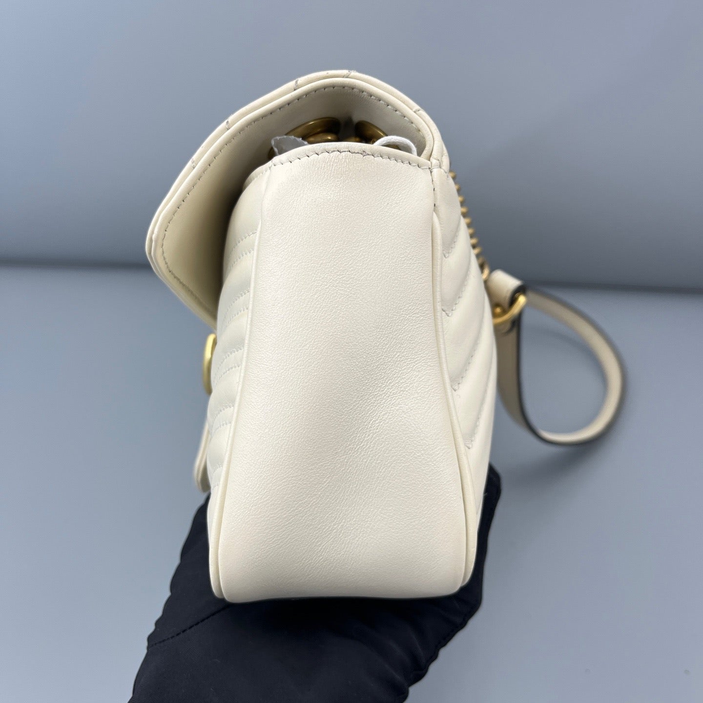 Gucci - Marmont - Leather - White - (small)