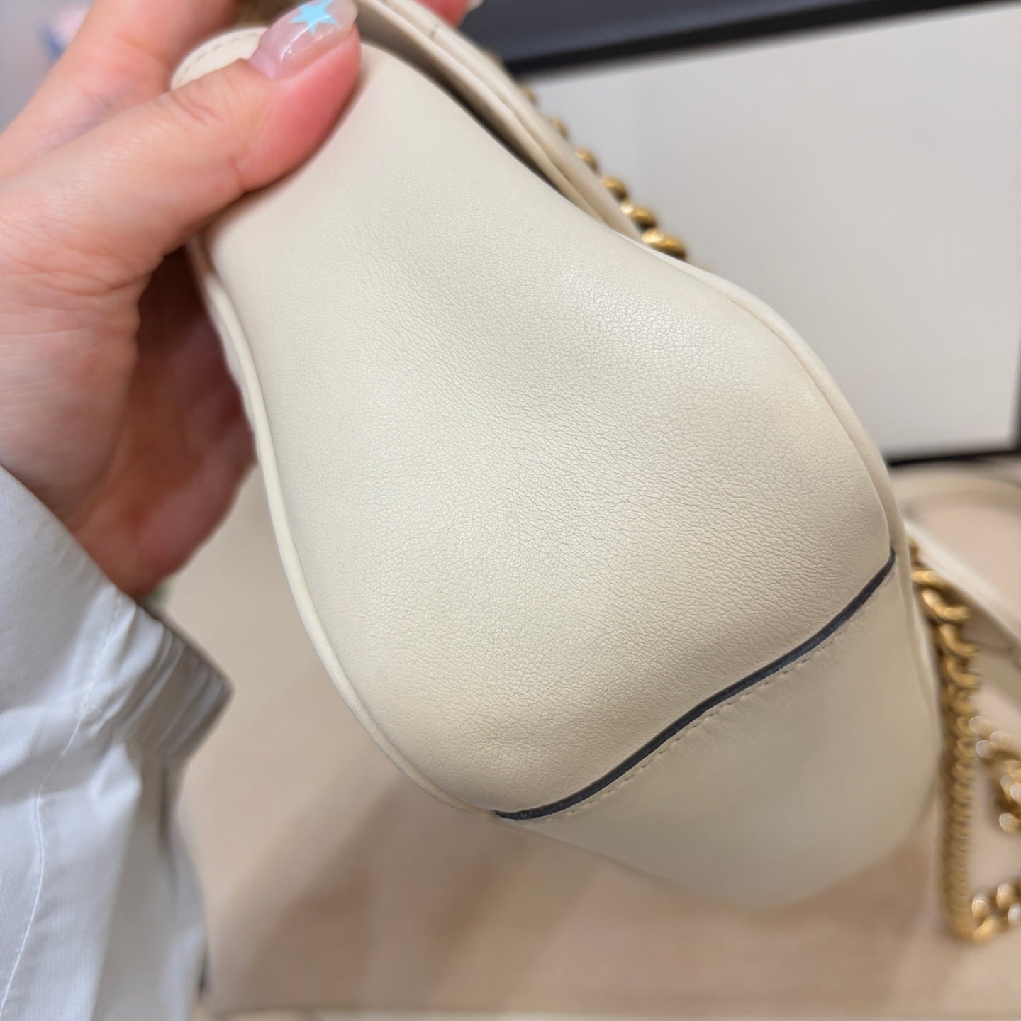 Gucci - Marmont - Leather - White - (small)