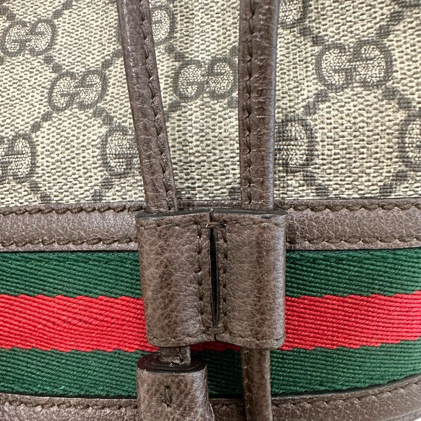 Gucci - Ophidia GG Supreme Mini Bucket Bag - Coated canvas and leather - Brown - (mini)